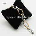 Stainless steel necklace bracelet earrings Rose Gold plating jewelry sets